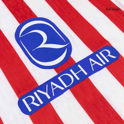 Player Version SØRLOTH #9 Atletico Madrid Home Soccer Jersey 2025/26