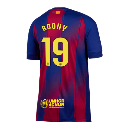 ROONY #19 Barcelona Home Soccer Jersey 2025/26 Red&Blue