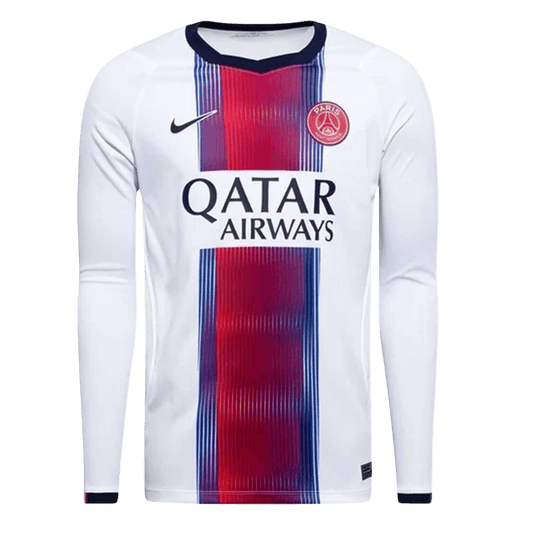 PSG Away Long Sleeve Soccer Jersey 2026/27 White