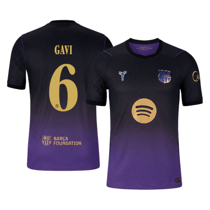 Player Version GAVI #6 Barcelona Away Football Jersey 2026/27