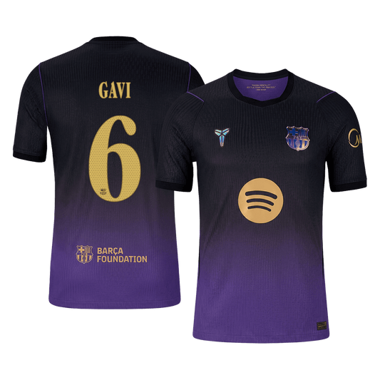 Authentic GAVI #6 Barcelona Away Soccer Jersey 2026/27