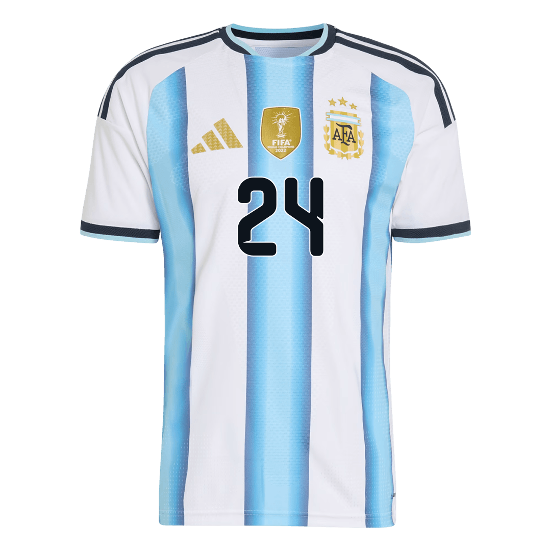 Authentic E. FERNÁNDEZ #24 Argentina Home Soccer Jersey 2026