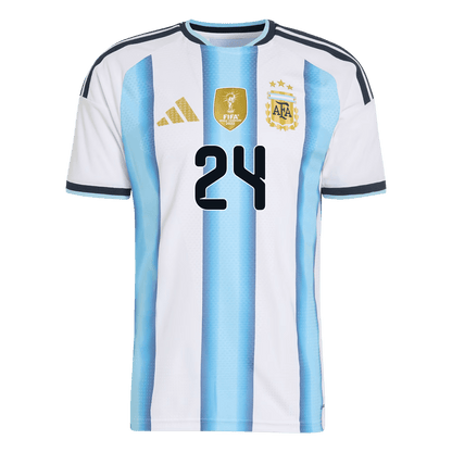 Authentic E. FERNÁNDEZ #24 Argentina Home Soccer Jersey 2026