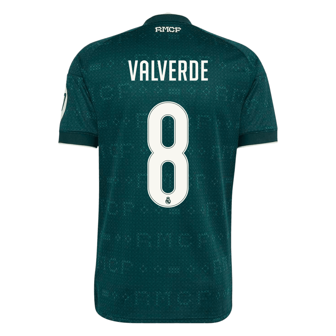 VALVERDE #8 Real Madrid Away Soccer Jersey 2026/27 Green