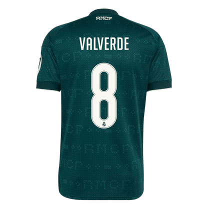 VALVERDE #8 Real Madrid Away Soccer Jersey 2026/27 Green