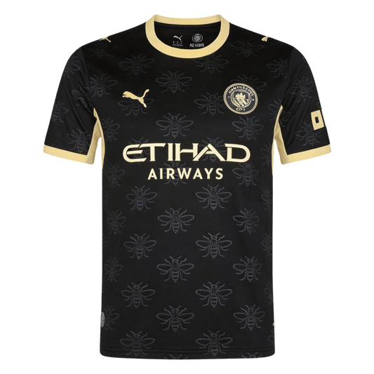 Manchester City Away Soccer Jersey 2026/27 Black