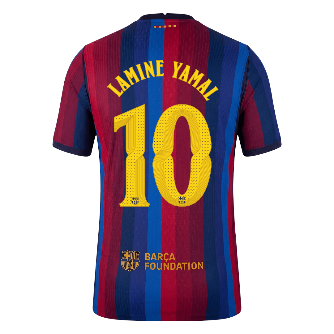 Player Version LAMINE YAMAL #10 Barcelona Home Football Jersey 2026/27 - image 3