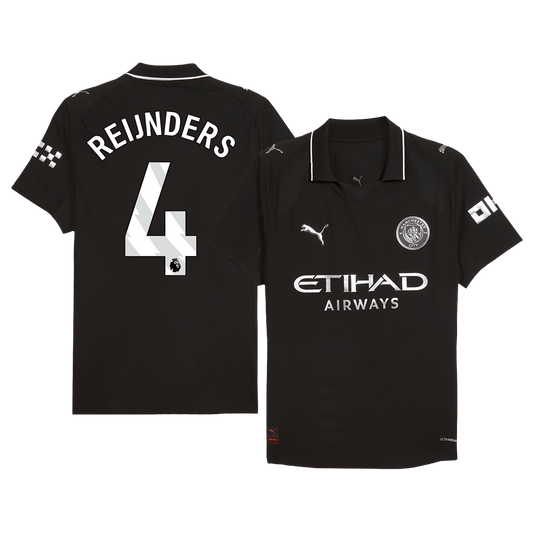 Authentic REIJNDERS #4 Manchester City Away Soccer Jersey 2025/26