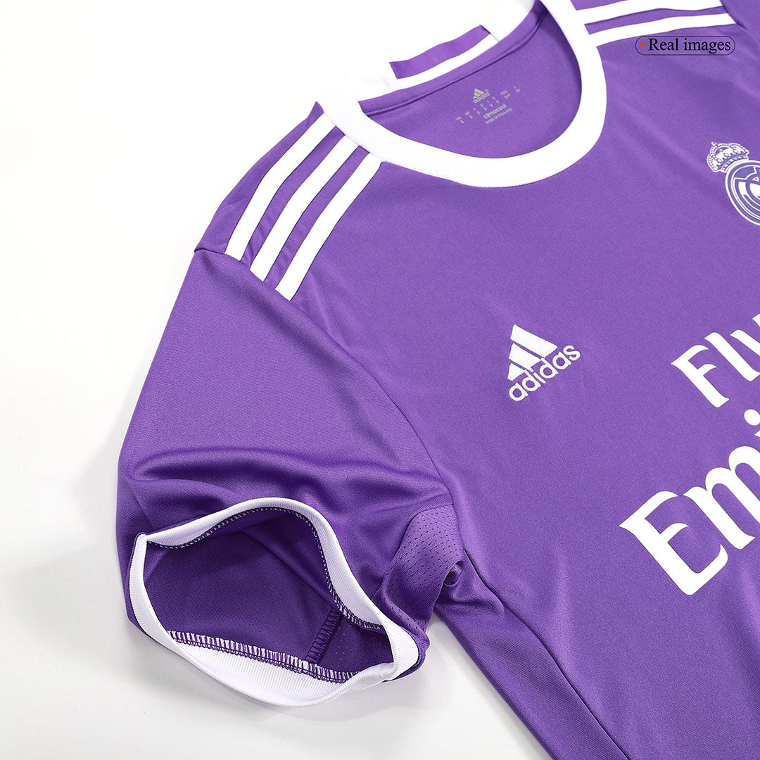 16/17 Real Madrid Away Purple Retro Jerseys Shirt