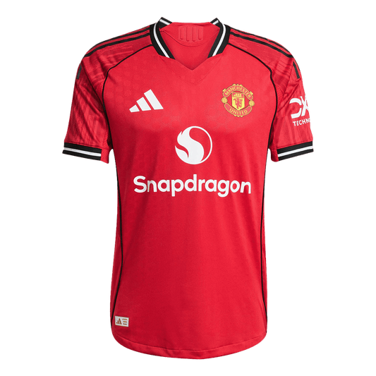 Authentic Manchester United Home Soccer Jersey 2025/26 Red