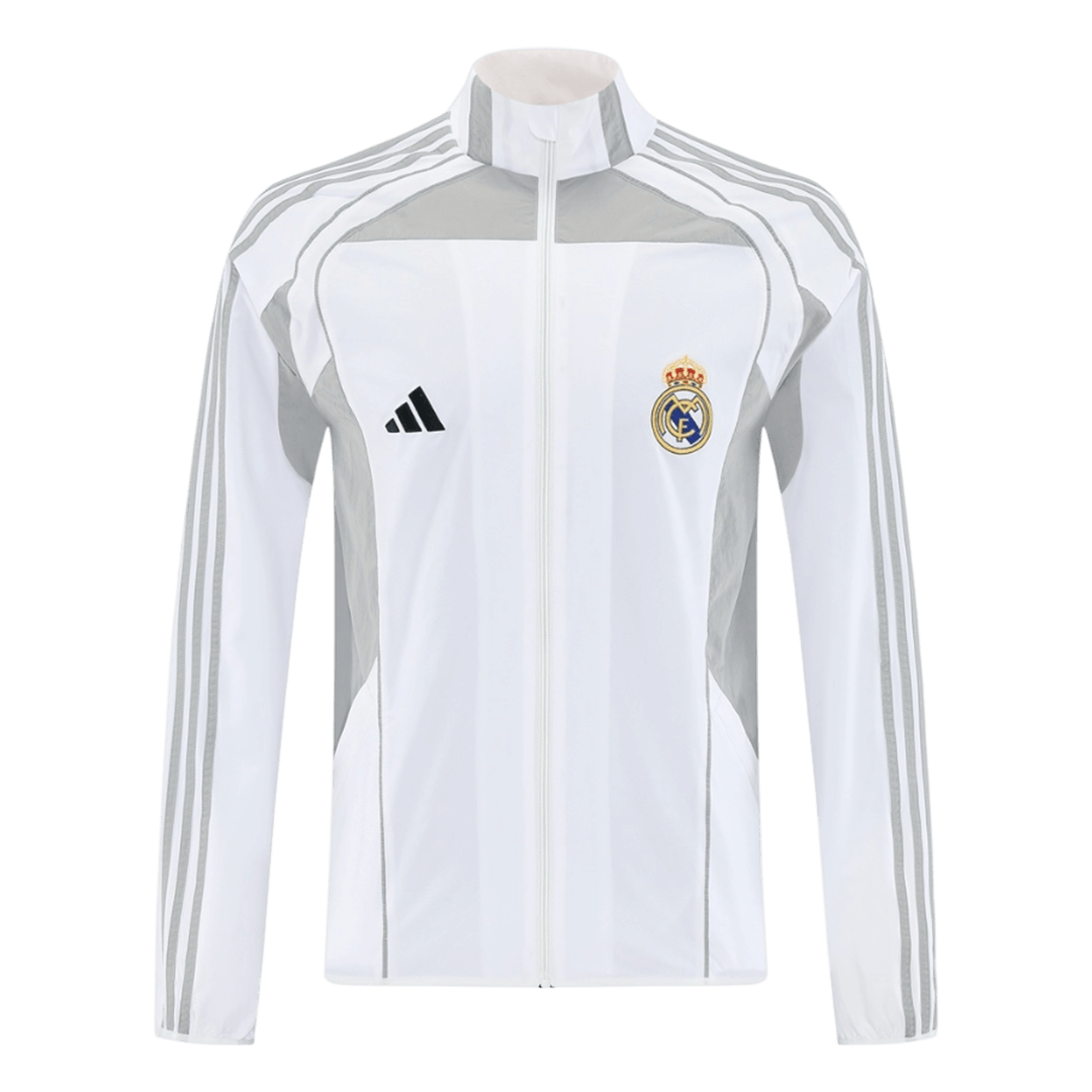 25/26 Real Madrid Windbreaker Jacket White