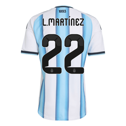 Authentic L.MARTÍNEZ #22 Argentina Home Soccer Jersey 2026