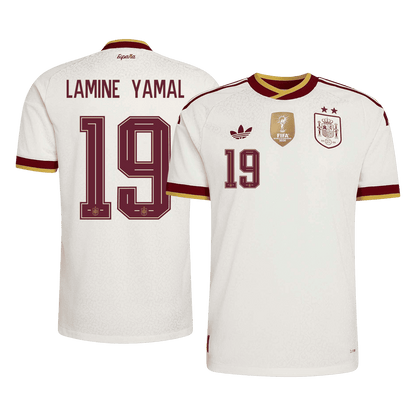 Authentic LAMINE YAMAL #19 Spain Away Soccer Jersey 2026