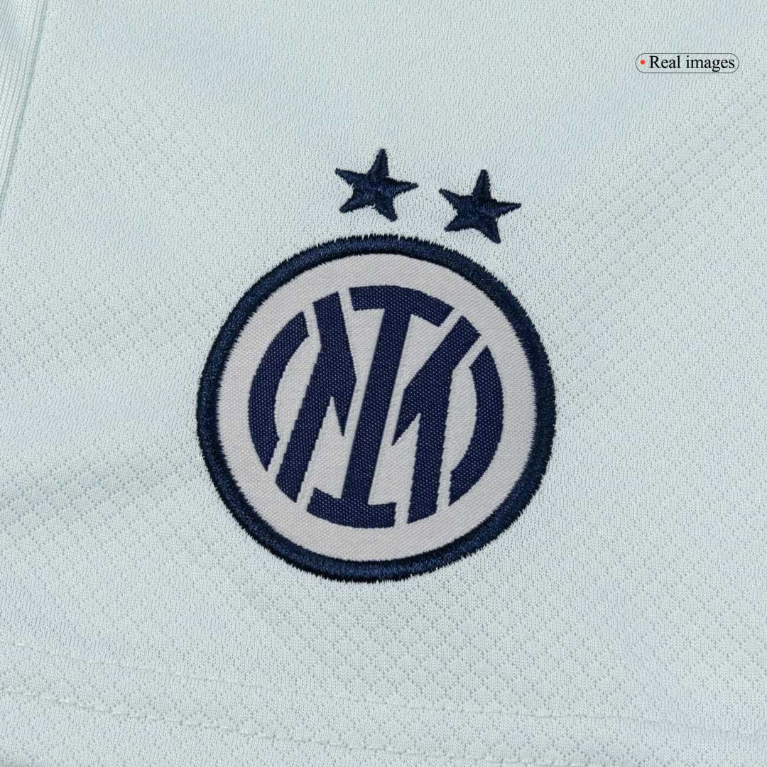 Kid's Inter Milan Away Soccer Jersey Kit(Jersey+Shorts) 2025/26 White
