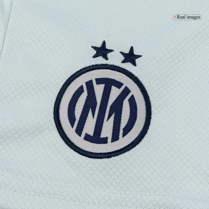 Kid's Inter Milan Away Soccer Jersey Kit(Jersey+Shorts) 2025/26 White