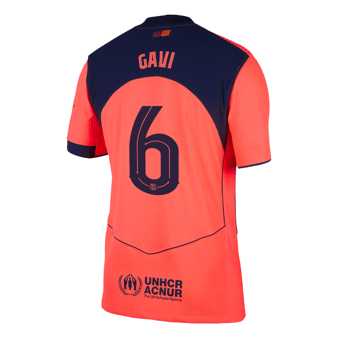 Authentic GAVI #6 Barcelona Third Away Soccer Jersey 2025/26