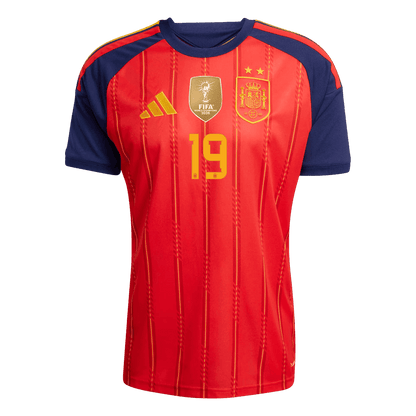 Authentic LAMINE YAMAL #19 Spain Home Soccer Jersey 2026