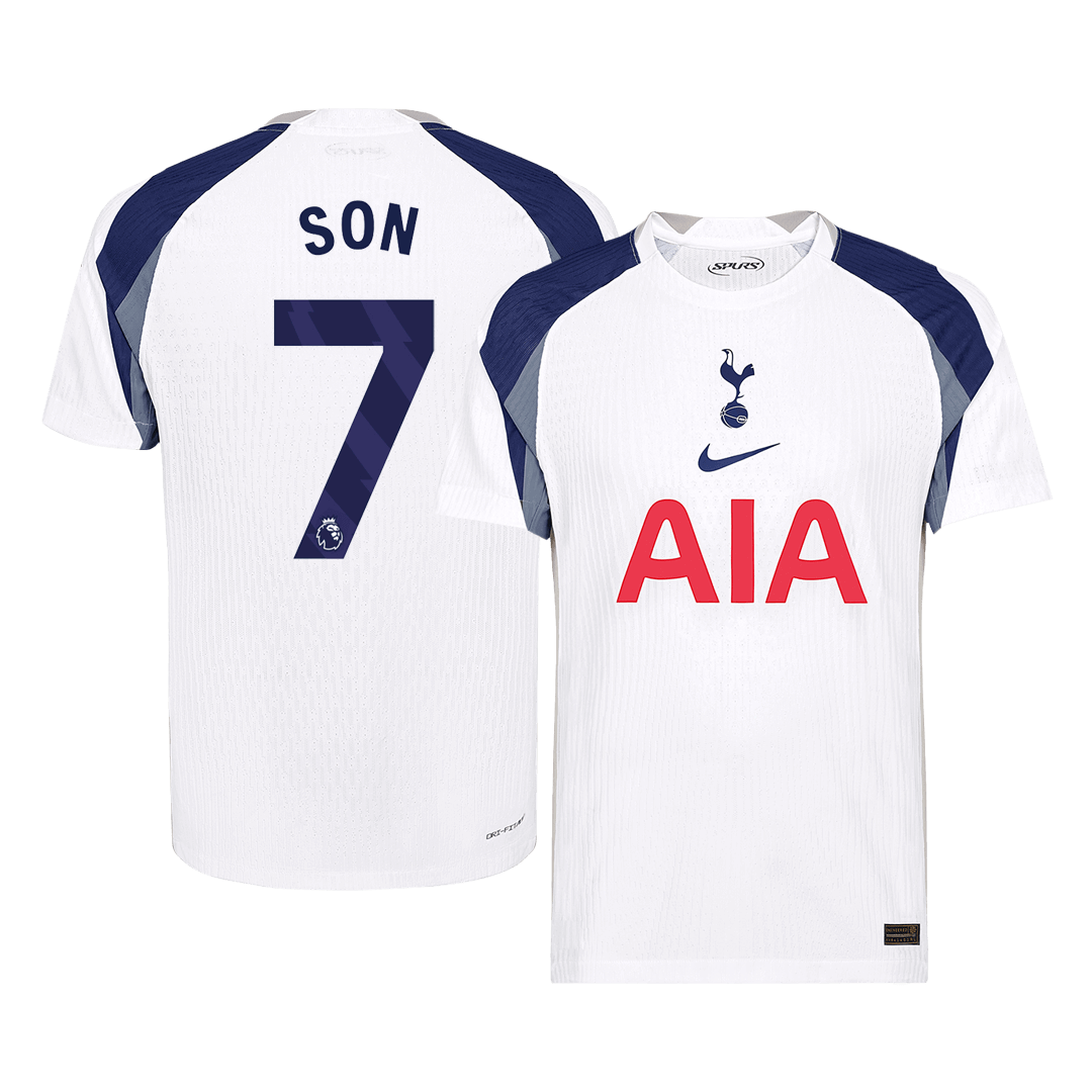 Authentic SON #7 Tottenham Hotspur Home Soccer Jersey 2025/26 White