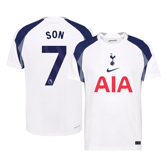 Authentic SON #7 Tottenham Hotspur Home Soccer Jersey 2025/26 White