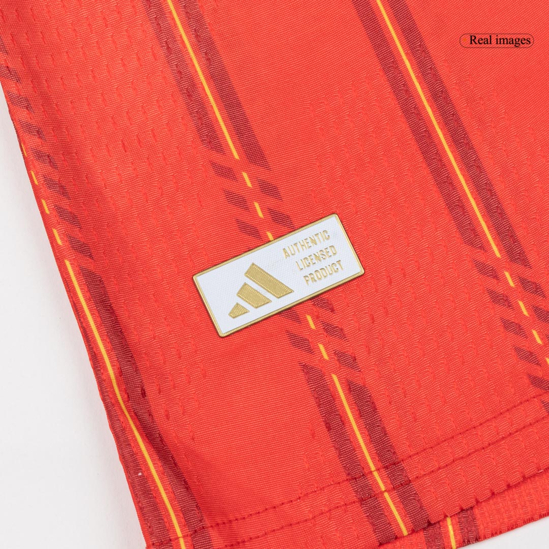 Authentic Spain Home Long Sleeve Soccer Jersey 2026