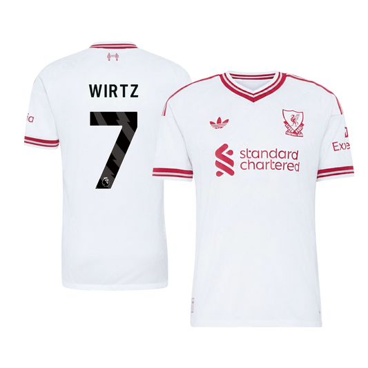 Authentic WIRTZ #7 Liverpool Away Soccer Jersey 2026/27