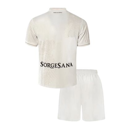 Kid's 25/26 Napoli Away Kit(Jersey+Shorts) White