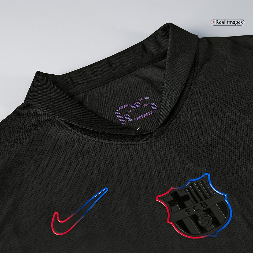 LAMINE YAMAL #19 Barcelona Away Soccer Jersey 2024/25 - UCL (Spotify Logo Without Text)