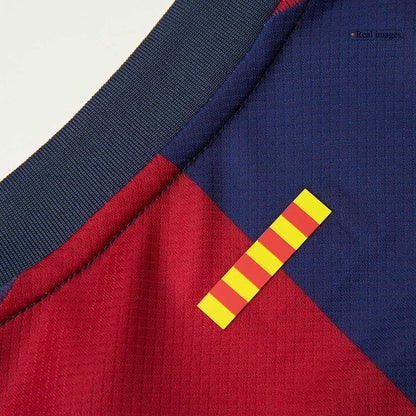 RAPHINHA #11 Barcelona Home Soccer Jersey 2024/25 Red&Blue - UCL
