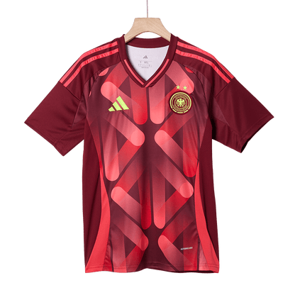 Men's Germany Away Soccer Jersey 2025 Red - Women's Euro