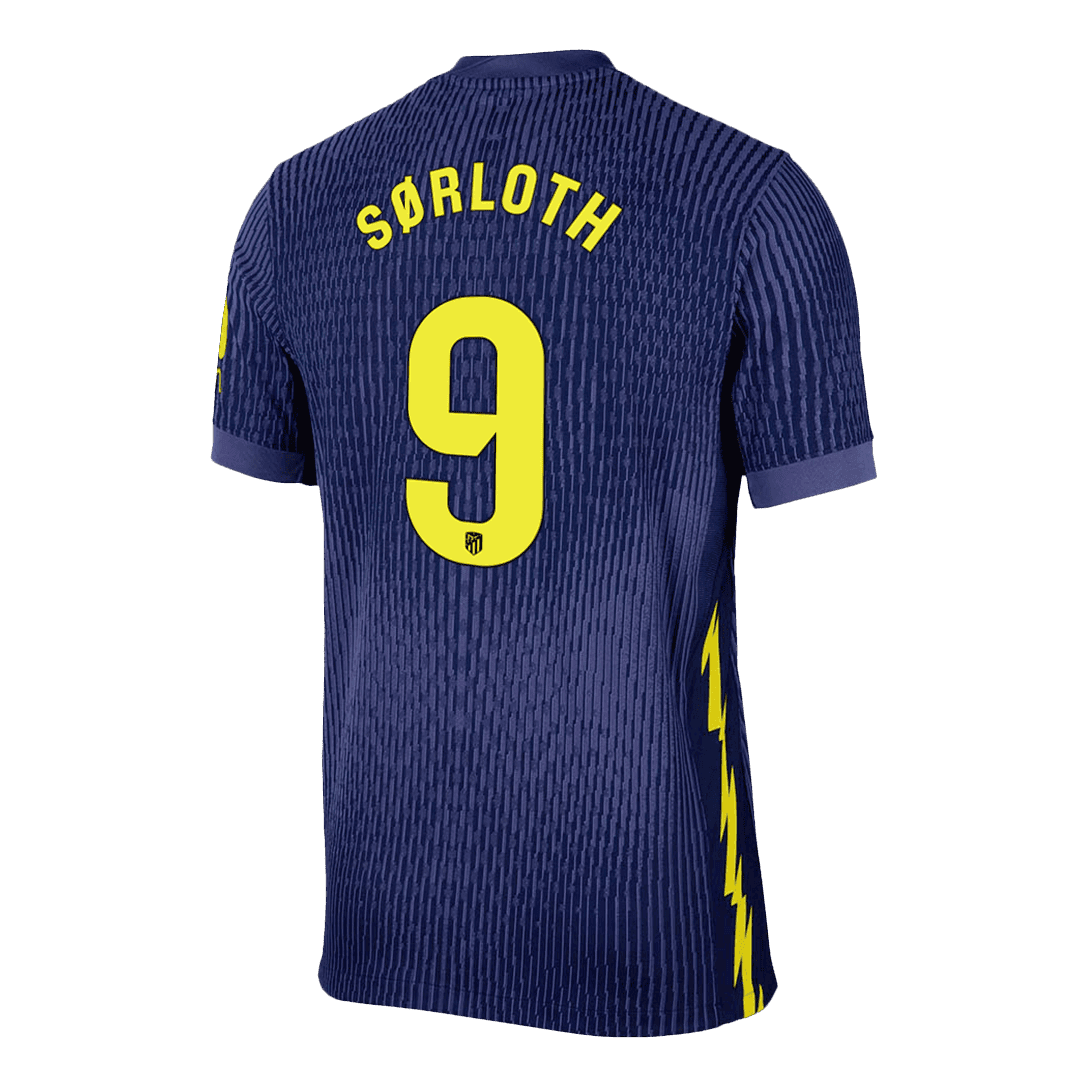 Player Version SØRLOTH #9 Atletico Madrid Away Soccer Jersey 2025/26