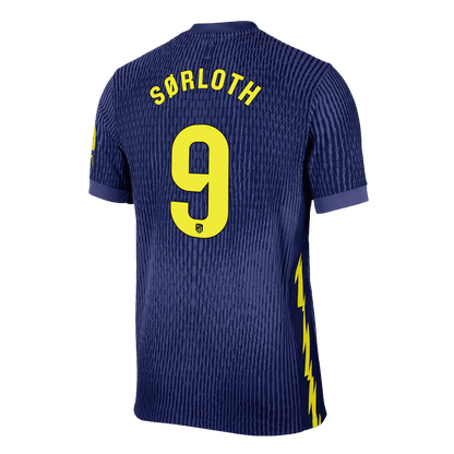 Player Version SØRLOTH #9 Atletico Madrid Away Soccer Jersey 2025/26
