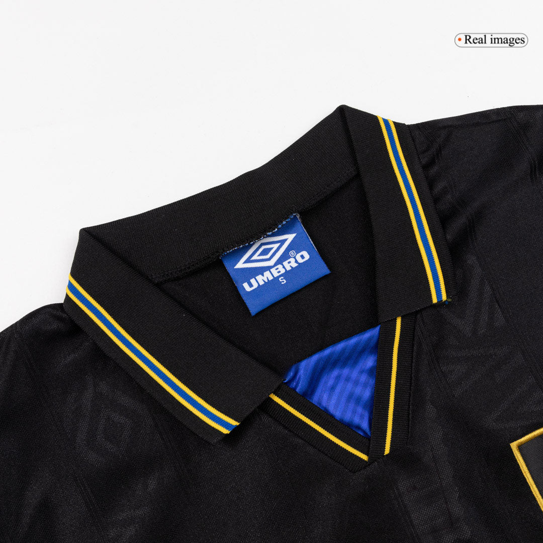 Retro 93/94 Manchester United Away Soccer Jersey Black