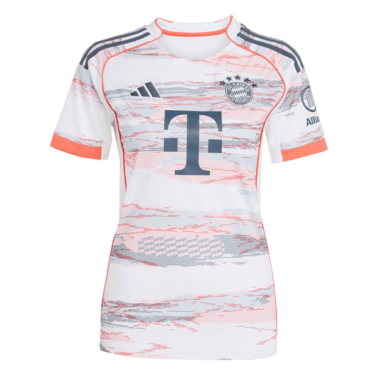 Women's Bayern Munich Away Soccer Jersey 2025/26 White