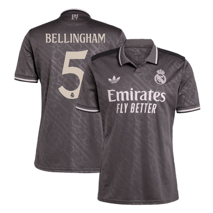 BELLINGHAM #5 Real Madrid Third Away football shirt 2024/25