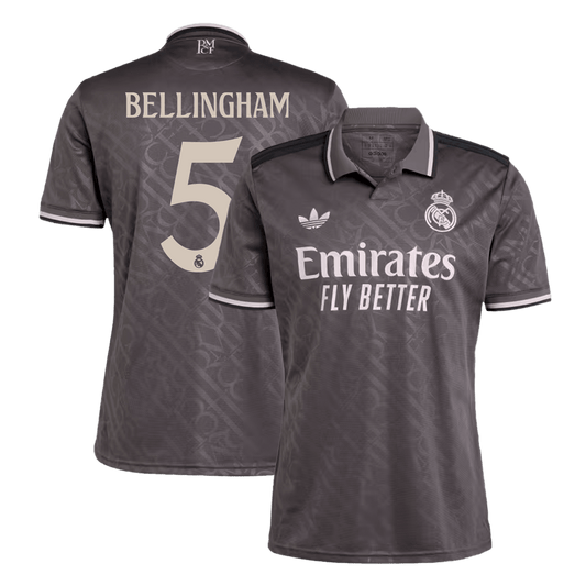 BELLINGHAM #5 Real Madrid Third Away football shirt 2024/25