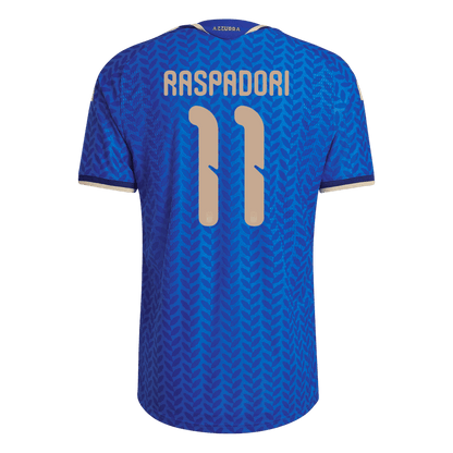 Authentic RASPADORI #11 Italy Home Soccer Jersey 2026