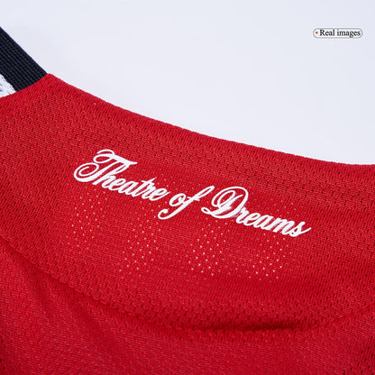 Authentic B.FERNANDES #8 Manchester United Home Soccer Jersey 2025/26 Red