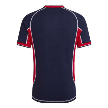 Men Retro Fan Version 00/01 Manchester United Third Soccer Jersey Navy