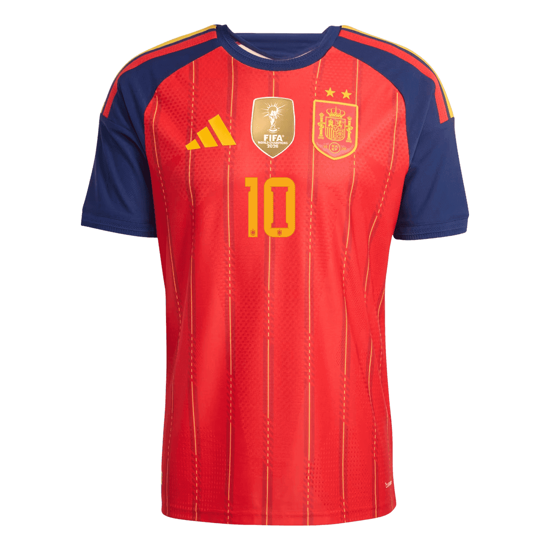 Authentic OLMO #10 Spain Home Soccer Jersey 2026