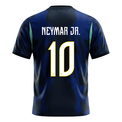 NEYMAR JR. #10 Brazil Away Soccer Jersey World Cup 2026 Navy