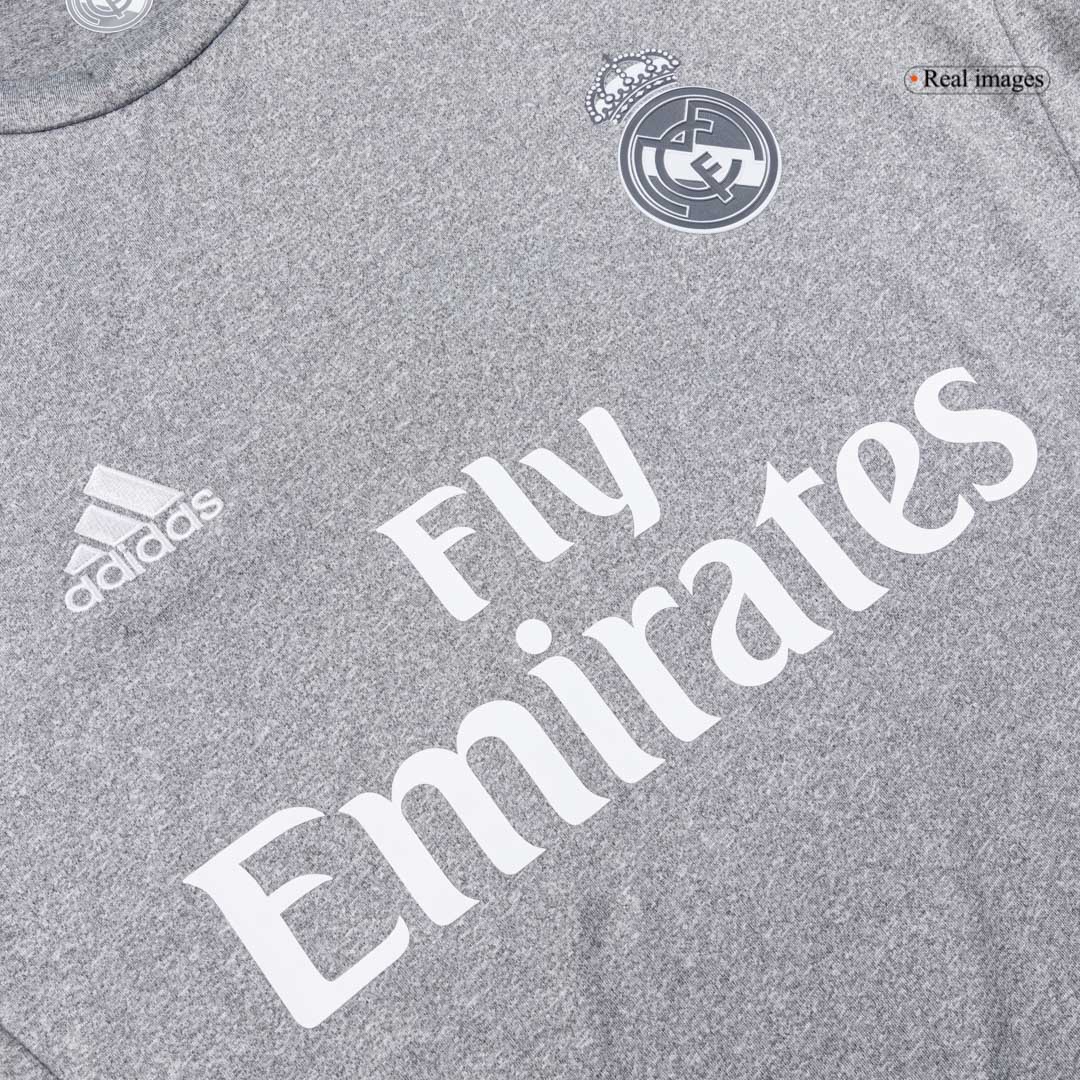 Retro 15/16 Real Madrid Away Soccer Jersey Gray