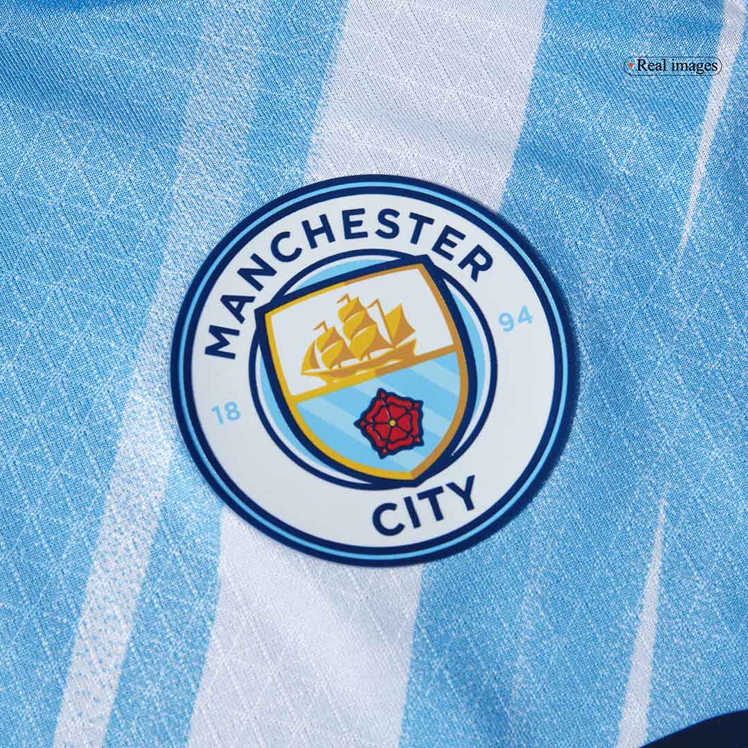 Authentic HAALAND #9 Manchester City Home Soccer Jersey 2025/26 Blue - Club World Cup