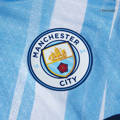 Authentic HAALAND #9 Manchester City Home Soccer Jersey 2025/26 Blue - Club World Cup