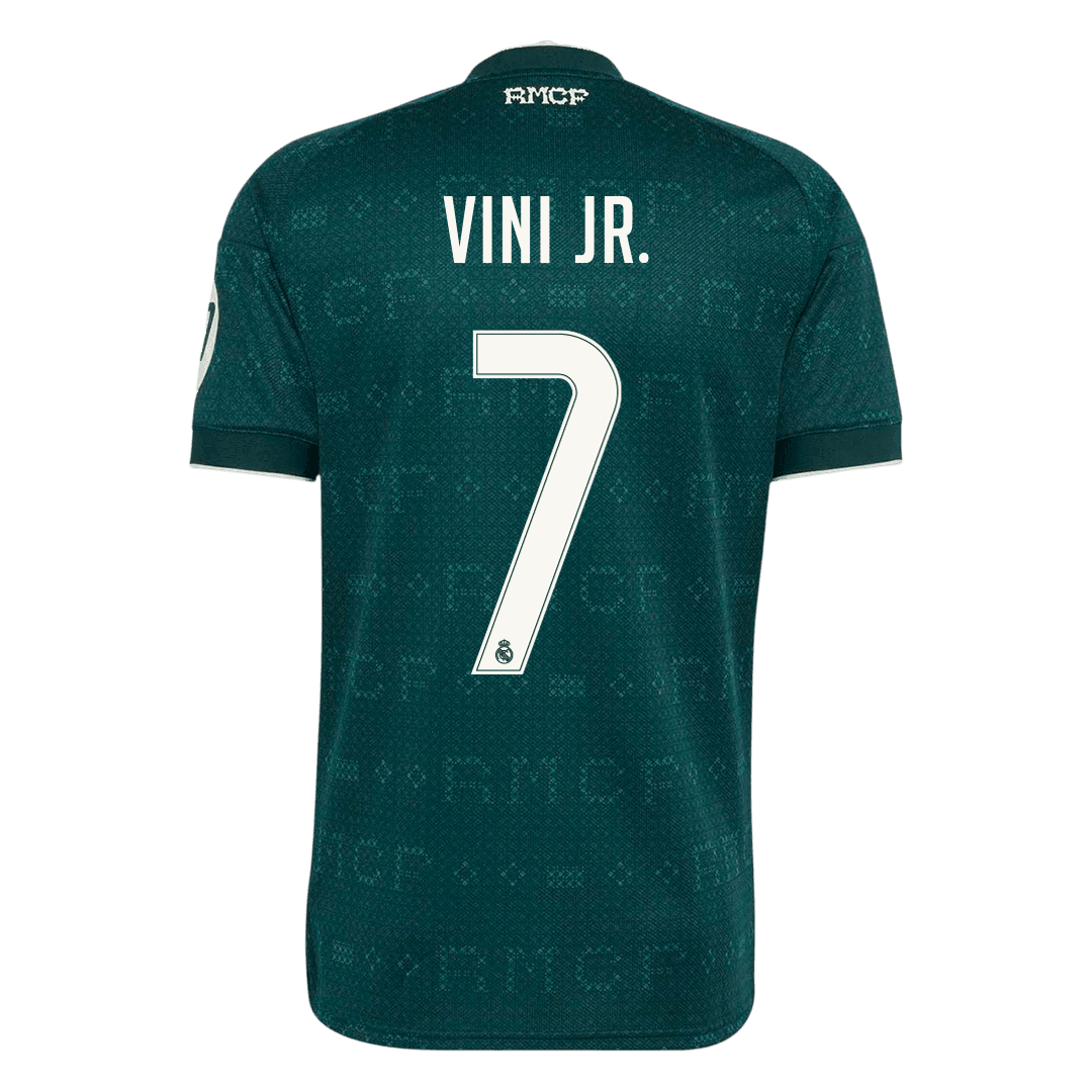 VINI JR. #7 Real Madrid Away Soccer Jersey 2026/27 Green
