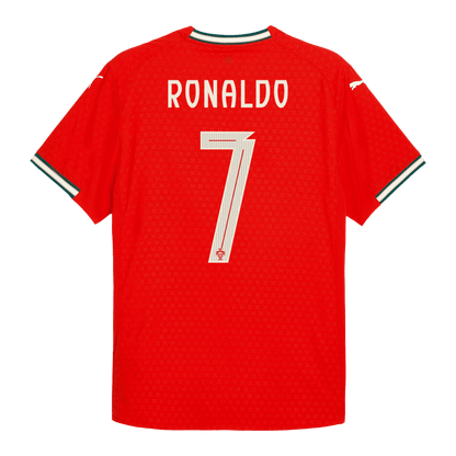 RONALDO #7 Authentic Portugal Home Soccer Jersey 2025 Red
