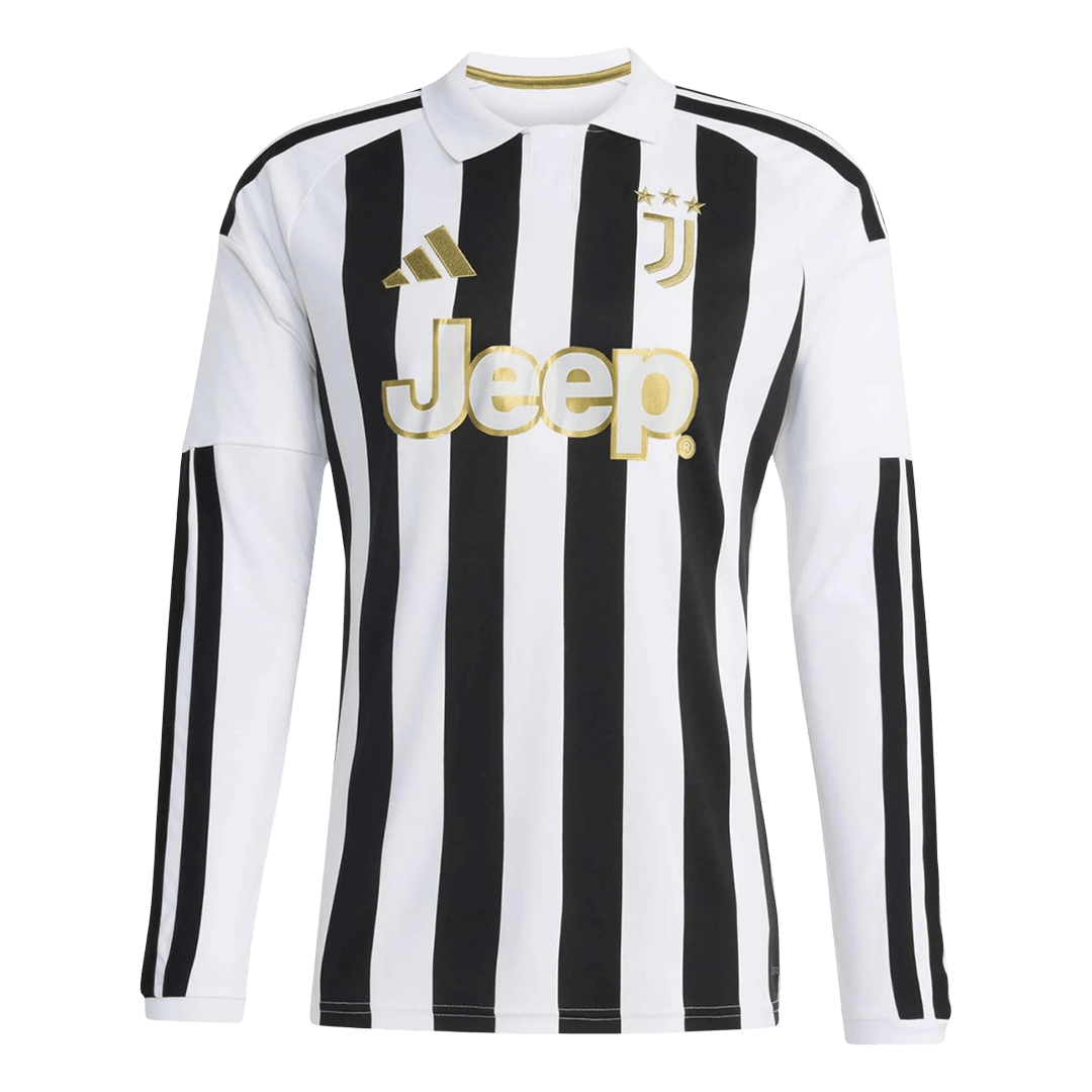 Juventus Home Long Sleeve Soccer Jersey 2026/27 Black&White