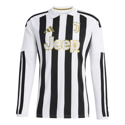 Juventus Home Long Sleeve Soccer Jersey 2026/27 Black&White
