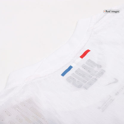 Authentic  O.DEMBÉLÉ #10 PSG Away Soccer Jersey 2024/25 White