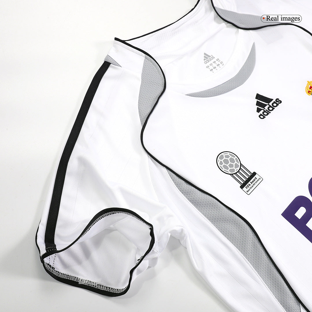 Retro 2006/07 Real Madrid Home Soccer Jersey White