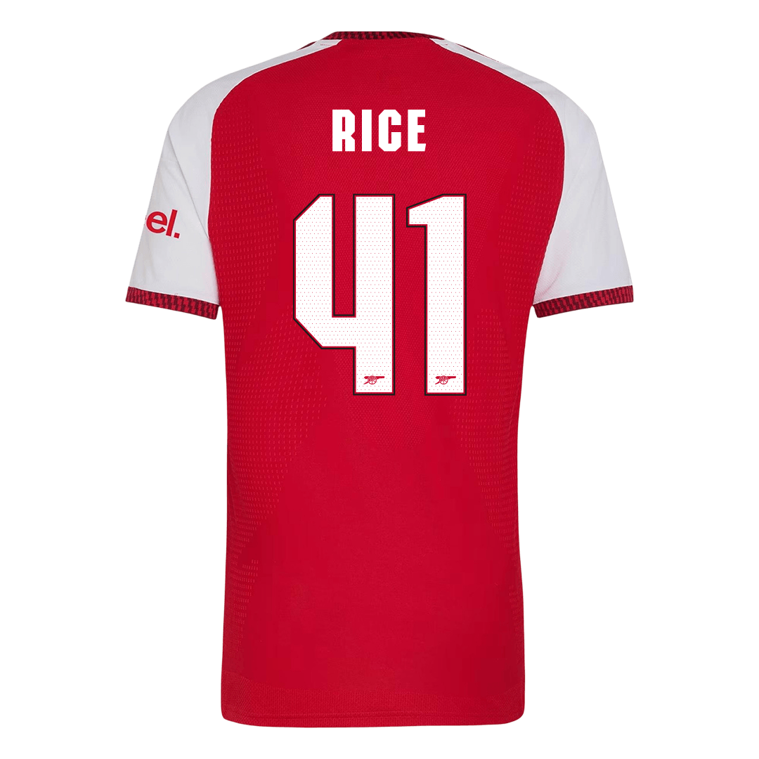 Authentic RICE #41 Arsenal Home Soccer Jersey 2026/27